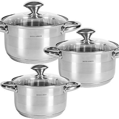 30996 Набор посуды 7пр 1,5+2,0+3,0 лMB (х4) "MAYER & BOCH" 30996 Набор посуды 7пр 1,5+2,0+3,0 лMB (х4) "MAYER & BOCH"