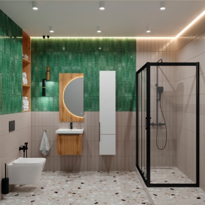 50 Тумба под раковину в ванную подвесная Tai 50 дуб вотан (ум. Фостер 500, Fest 50, Como 50)