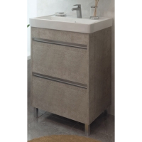 60 Тумба под раковину в ванную White Stone 60 (ум. GRAND 60/MODUO 60/COMO 60) "EVA GOLD"