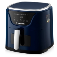 Аэрогриль BRAYER 2036BR, 1500Вт, 5л, t.200С, съемная решетка, таймер, LCD-дисплей, 7 программ