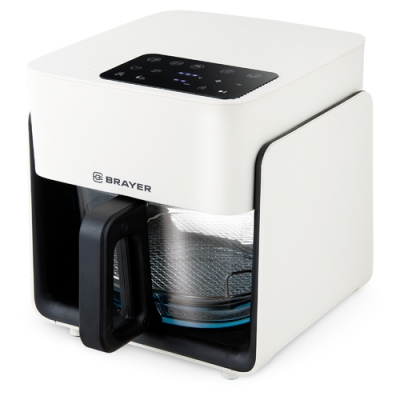 Аэрогриль BRAYER 2046BR, 1050Вт, 4,2л, t. 200С, съемная решетка, таймер, LCD-дисплей, 5 программ