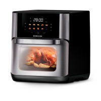 Аэрогриль BRAYER 2054BR, 1800Вт, 12л, t. 200С, вертел, шашлык, аэрофри, LED-дисплей, 10 программ