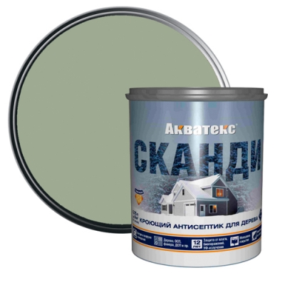 Акватекс СКАНДИ (кроющий антисептик для дерева) 0,75 л (фьорд) (65106) Акватекс СКАНДИ (кроющий антисептик для дерева) 0,75 л (фьорд) (65106)