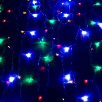 Бахрома 2x0.7м мульти 4/8/6/7 100LED KOC_CUR-V22