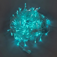 Бахрома светодиодная с эф. мерцания, 12м. Соед. 195 светодиодов. Голубой и белый свет. UL-00013121