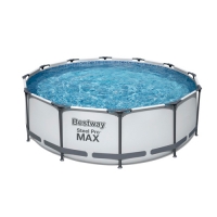 Бассейн каркасный Steel Pro Max с ф.-насосом и лестн. 366х 100 см, 9150 л, Bestway 56418 арт.004864