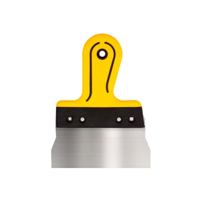 БИБЕР 35154 Шпатель фасадный ПРОФИ нерж.сталь с 2-х комп.рукояткой 150мм (10)