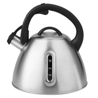 Чайник LARA <3.2л> индукц. капсул дно, свисток курков., ручка нейлон, ШКАЛА уровня воды LR00-89