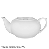 Чайник заварочный 500мл BIANCO в под.уп.(х24)Фарфор арт.118-068