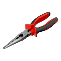 Длинногубцы прямые, 200 мм, хром-ванадий, двухкомпонентные рукоятки// Matrix арт.17311