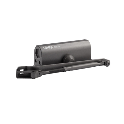 Доводчик дверной LONEX 310 (от 15 до 60 кг) (графит) морозостойкий арт.20019 Нора-М