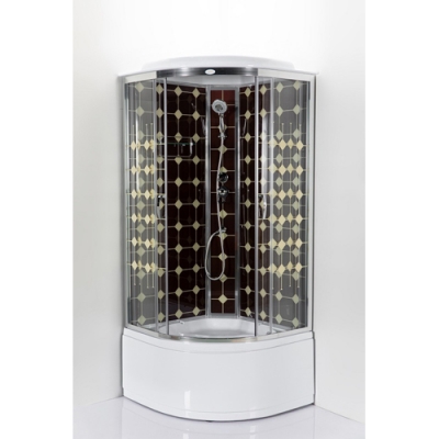 Душевая кабина ДАНА-740 90*90*215 (МОЗАИКА) высокий поддон (3 места)