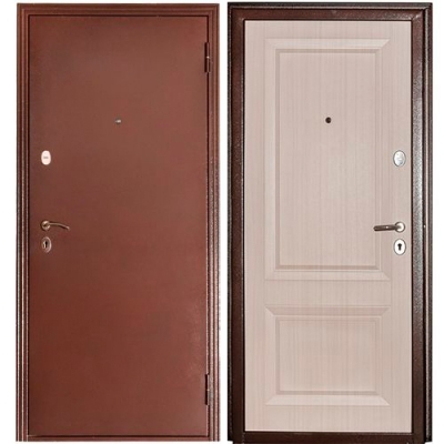 Дверь металлическая 60М (1020 5907- 0501) Дуб Мадейра -Скин Классик 870 R