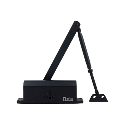 Дверной доводчик DORF L-8224 110 кг. черный Дверной доводчик DORF L-8224 110 кг. черный