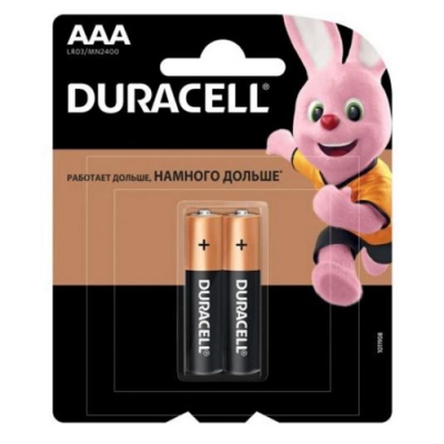 Элемент питания DURACELL BASIC LR03 (CN) BL2