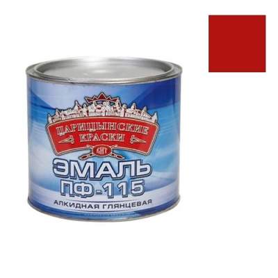Эмаль ПФ-115 Царицынские краски красная 2,6 кг