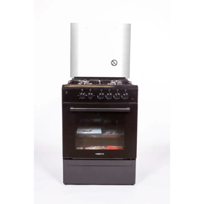 Газовая плита комбинированная VESTA Valencia VGE 10-E черная Газовая плита комбинированная VESTA Valencia VGE 10-E черная
