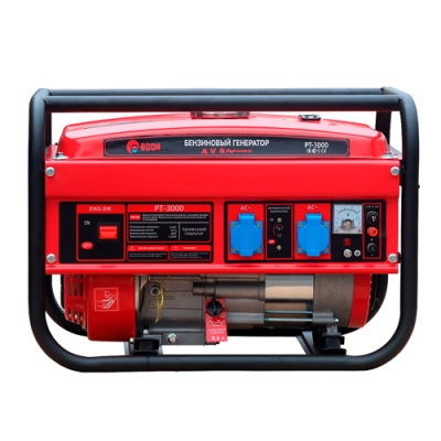 Генератор бензиновый Edon PT-3000 (208см3, 3000/2800Вт,12В/8,3А;12В/8,3А, ручной стартер) 22555