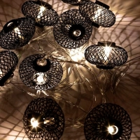 Гирлянда Фонарики Черн мет 10L KOC_GIR-B119