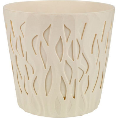 Горшок цветочный InGreen Winds D 340мм/20л с дренажной вставкой 18,7л белоснежный жасмин IG6521