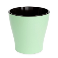 Горшок цветочный "Лея" 3,6л двойной (св.зеленый) (уп.20) М8268 г.Октябрьский