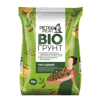 Грунт торфяной 10л Peter Peat рассадный, БИО