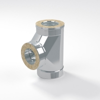 (K) Сэндвич-тройник 90 Ф125 (430/0,5) х 200 (430/0,5) арт.К1.Д.ТР90.120-200.ВВ.55 (K) Сэндвич-тройник 90 Ф125 (430/0,5) х 200 (430/0,5) арт.К1.Д.ТР90.120-200.ВВ.55