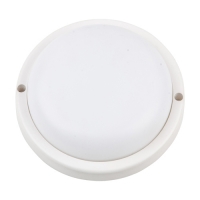 К SENSOR IP65 WHITE Светильник светодиодный влагозащищенный, с микроволновым датчиком движения. Круг