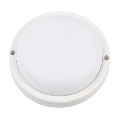 К SENSOR IP65 WHITE Светильник светодиодный влагозащищенный, с микроволновым датчиком движения. Круг