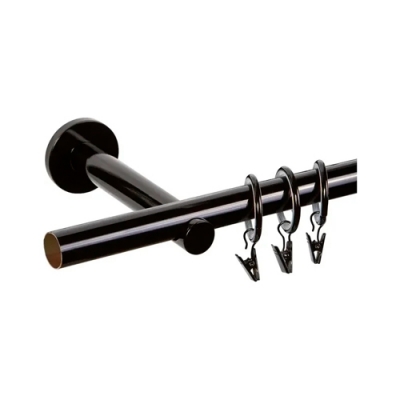 Карниз мет. АС МАРТ Денс d19 мм Черный 3,0 м Карниз мет. АС МАРТ Денс d19 мм Черный 3,0 м