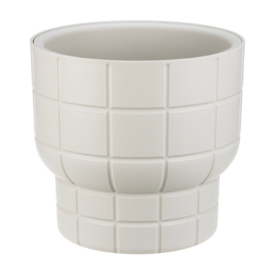 Кашпо КАРЕ IDEA D220мм 3,7л со вставкой Кремовый