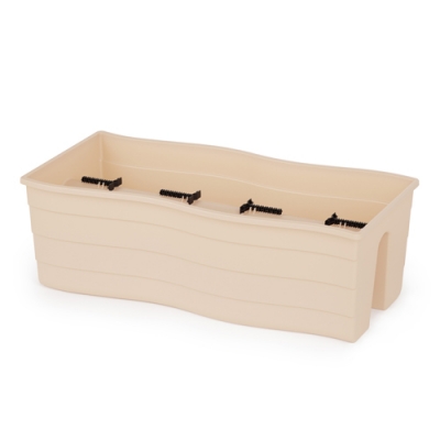 Кашпо на перила 585х280х200 большое (бежевый) (уп.5) М8922 г.Октябрьский Кашпо на перила 585х280х200 большое (бежевый) (уп.5) М8922 г.Октябрьский