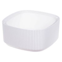 Кашпо СТРИП IDEA 200х200мм 1,6л со вставкой белый М3250