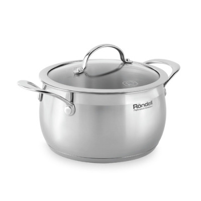 Кастрюля Rondell Admiring RDS-746 2.5л. d=18см (с крышкой) стальной