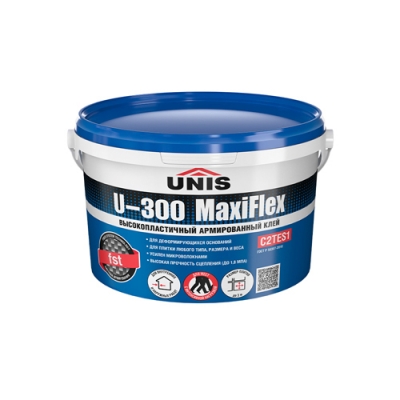 Клей плиточный UNIS U-300 MaxiFlex, класс C2TE (5кг)