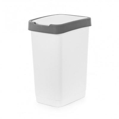 Контейнер для мусора Альтернатива 25л белый (уп.3) М9165