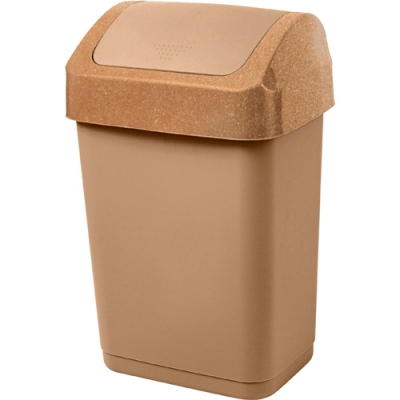 Контейнер для мусора Wood 12 л с крышкой-маятником SC4803