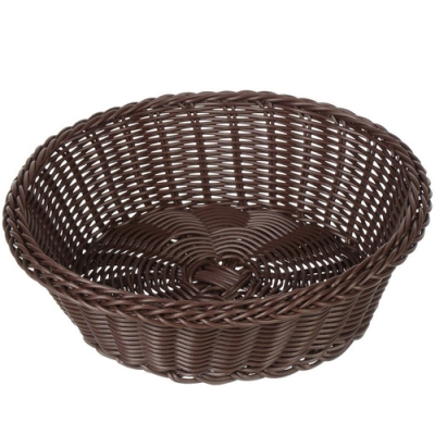 Корзина декоративная 25х8 см, круглая, плетеная, Y4-8896 (485209)
