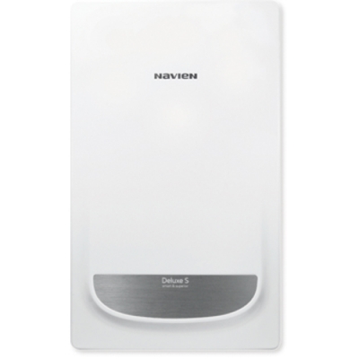 Котел газовый NAVIEN DELUXE S - 40 K COAXIAL White (белый)(400 кв.м, 3,77 м3/ч)