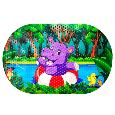 Коврик СПА для в/к Aqua-Prime Бегемотик 68х38см 1/24