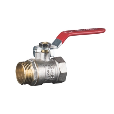 Кран шаровой ОТPRO 1/2 гайка/штуцер латунный ручка (120 шт.)