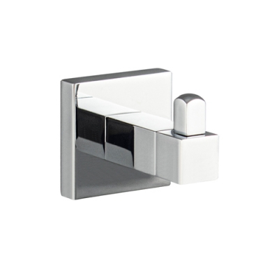 Крючок одинарный, на квадратном основании, цвет ХРОМ. GFmark 84114 Крючок одинарный, на квадратном основании, цвет ХРОМ. GFmark 84114