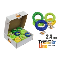 Леска для триммера Rezer ECO-TRIM MULTICOLOR 2.4мм15м Rezer