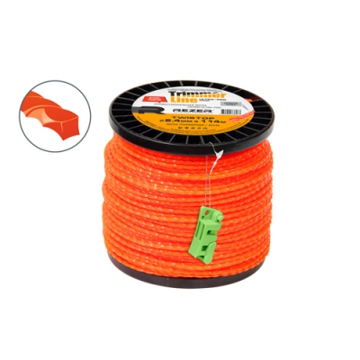 Леска для триммера Rezer Ultra-pro TWISTOP 2.4мм114м квадр. Rezer