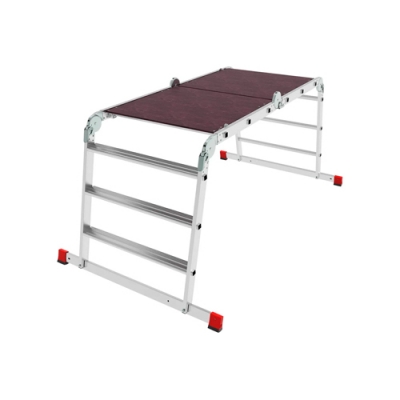 Лестница-трансформер профессиональная Новая Высота NV3336, 4*3 перекладин, ширина 800 мм 3336403