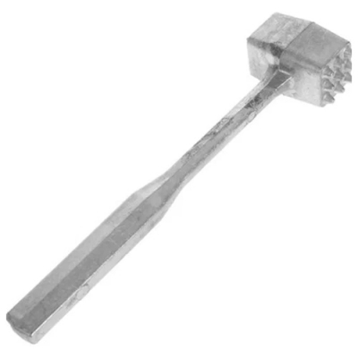 Молоток для отбивания мяса малый из алюминия 21см ММ-1/02 Молоток для отбивания мяса малый из алюминия 21см ММ-1/02