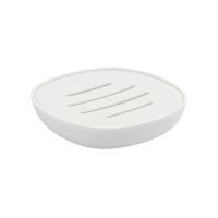 Мыльница настольная, БЕЛАЯ, пластиковая 29033 САНАКС Мыльница настольная, БЕЛАЯ, пластиковая 29033 САНАКС