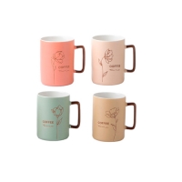 Набор кружек JEWEL Флер 405 мл 4 предмета (new bone) (ПС0048-22)