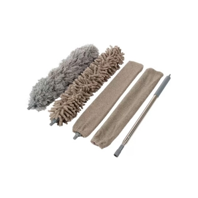 Набор щеток для уборки пыли, полиэстер, нержавеющая сталь, 70-280 см, на телескопической ручке, A260 Набор щеток для уборки пыли, полиэстер, нержавеющая сталь, 70-280 см, на телескопической ручке, A260