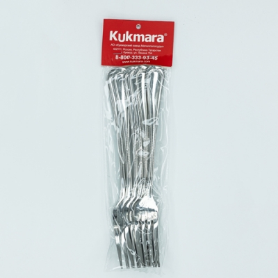Набор вилок столовых 6 предметов "Виола" (М03) в упаковке "Kukmara" НСП-0603в